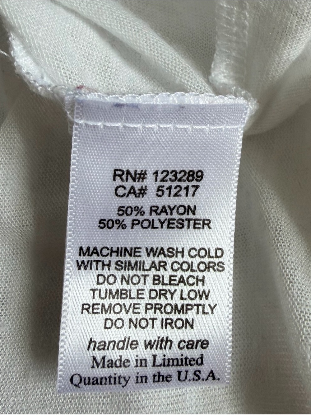 Lauren Moshi Winking Face Graphic T-shirt Size S - Picture 5 of 5